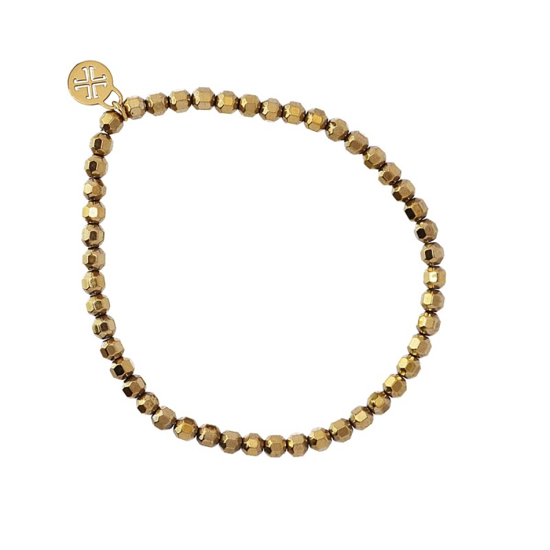 Pulsera Hematita Bpu625 D Dorado