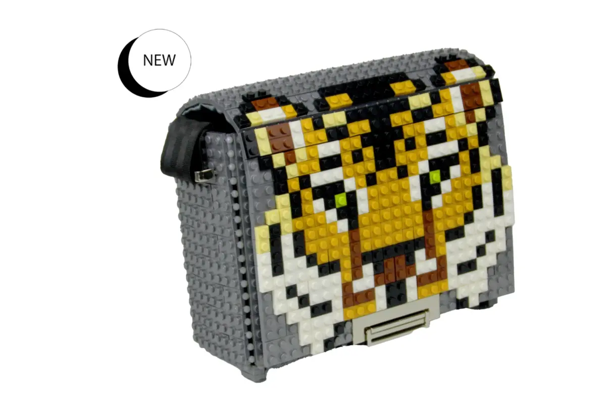 BOLSO SQUARED TIGER PLATA - BAG&BLOCK