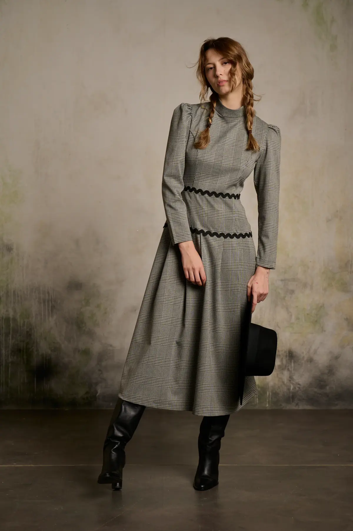 Vestido Dulcinea Negro Gris