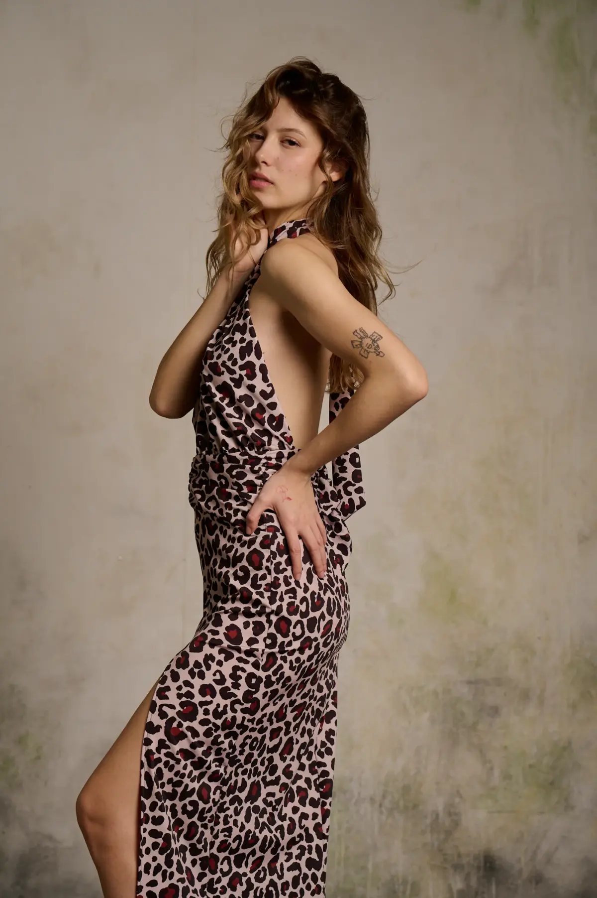 Vestido Ines Leopardo