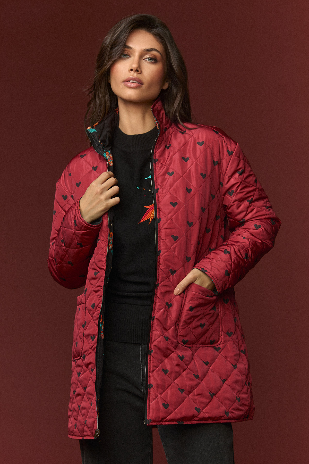 Abrigo Columbia de Minueto – tienda de ropa de mujer en Estepona, Costa del Sol