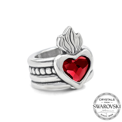 Anillo "Sacro Cuore" Plata