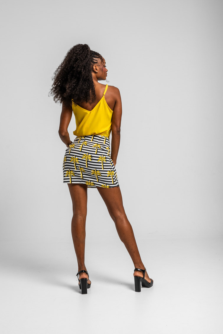 Blusa lencera amarilla - La Faraona Lolina - Imagen 5