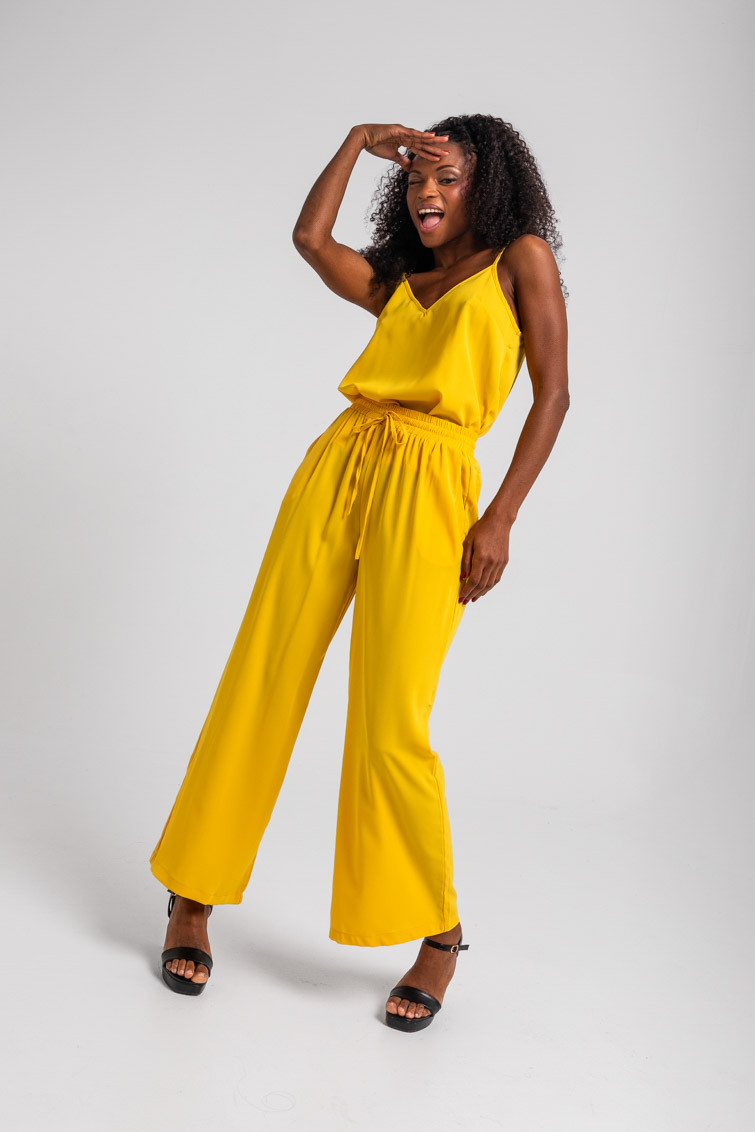 Blusa lencera amarilla - La Faraona Lolina - Imagen 7