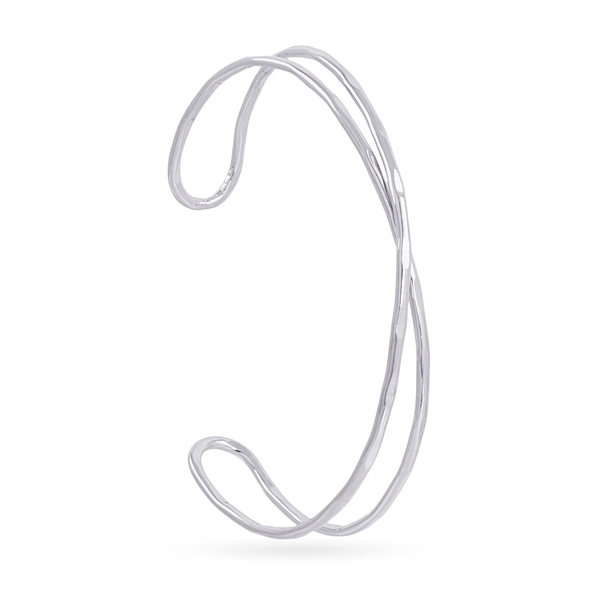 Brazalete Essentials Doble Hilo en Plateado, bisutería de acero de la colección Essentials — Tiendas Via Vai Estepona