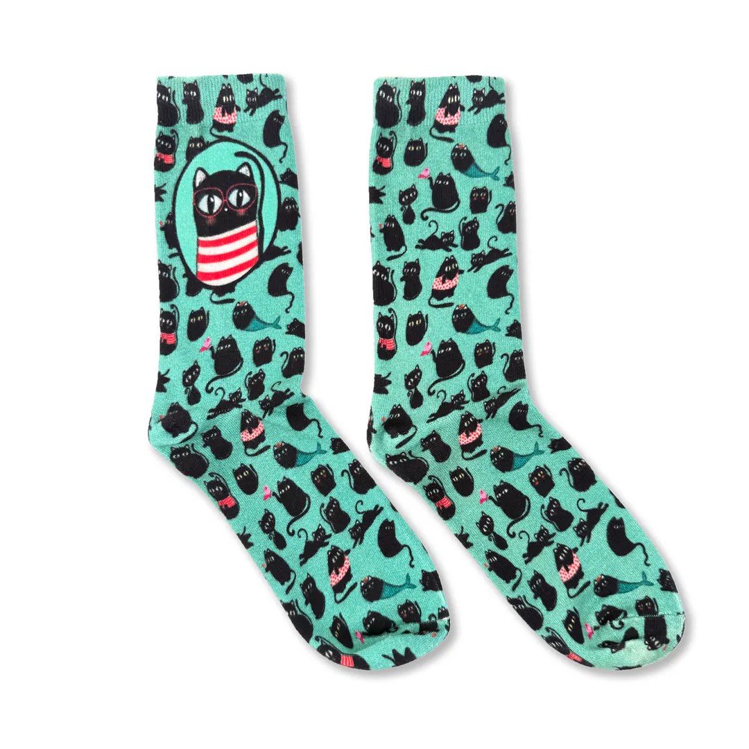 Calcetines de algodón Cat Lover