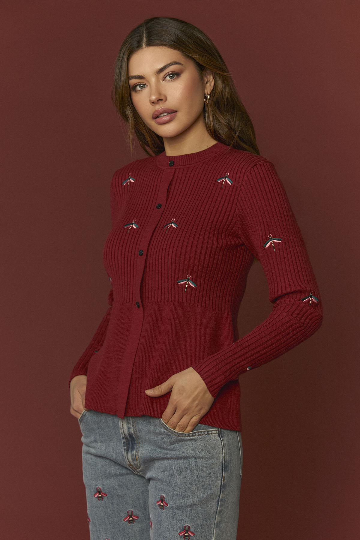 Cárdigan Garden de Minueto – tienda de ropa de mujer en Estepona, Costa del Sol