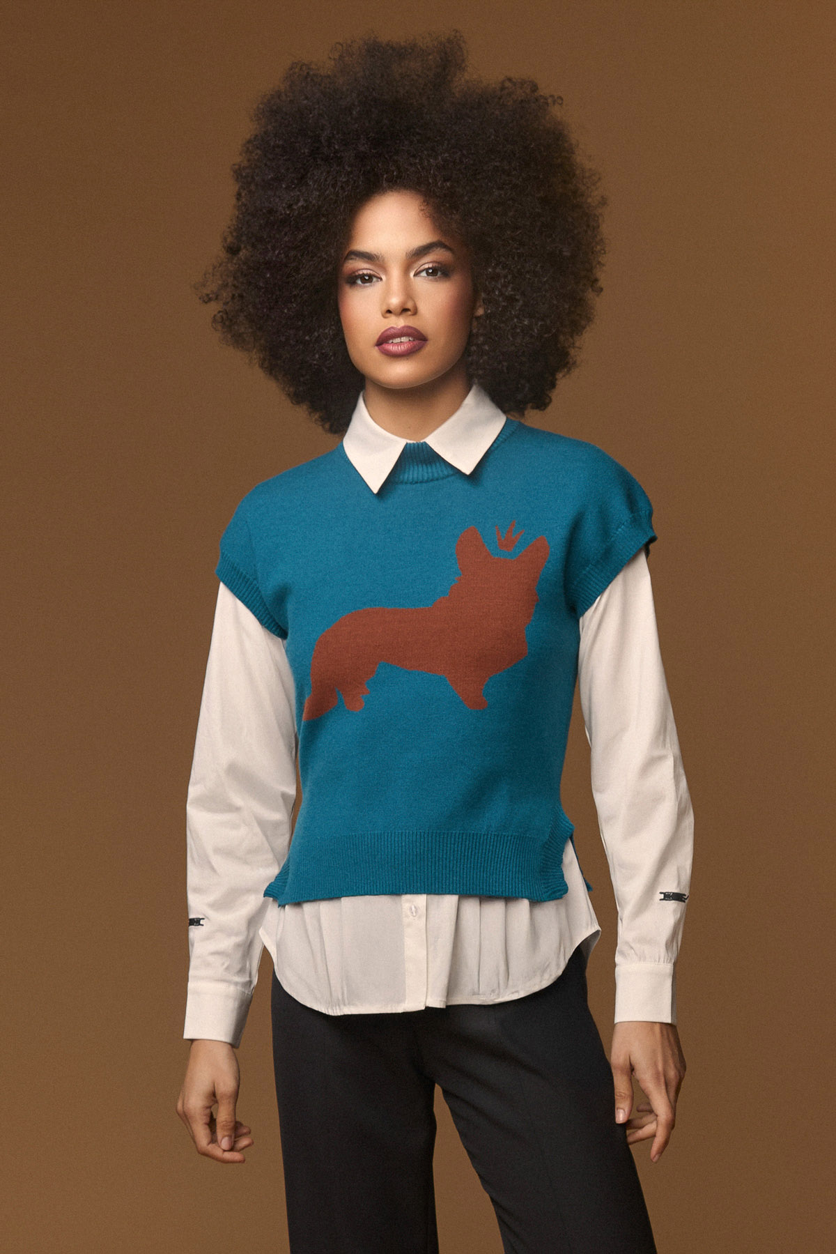 Chaleco Corgi de Minueto – tienda de ropa de mujer en Estepona, Costa del Sol