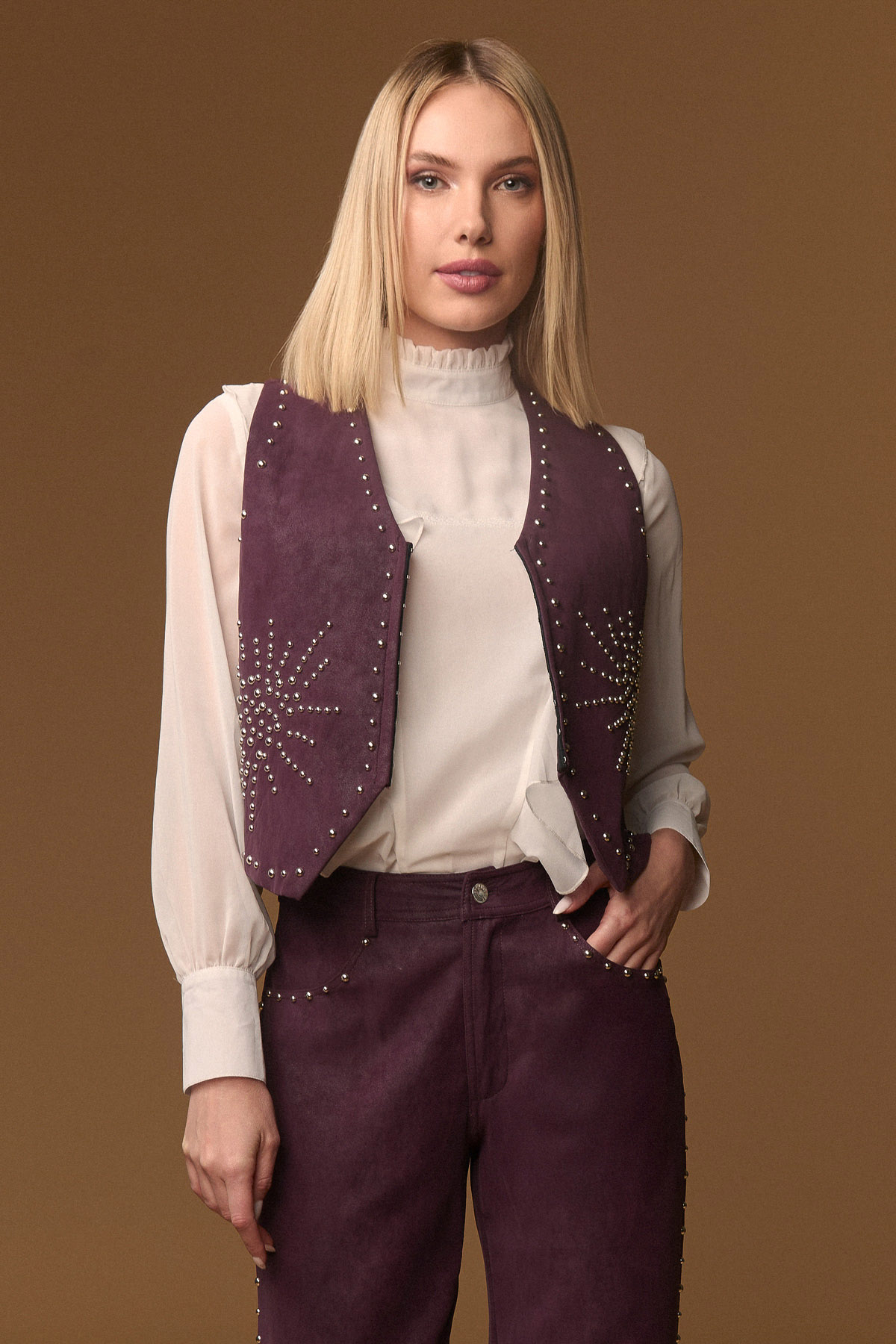 Chaleco Lenon de Minueto – tienda de ropa de mujer en Estepona, Costa del Sol