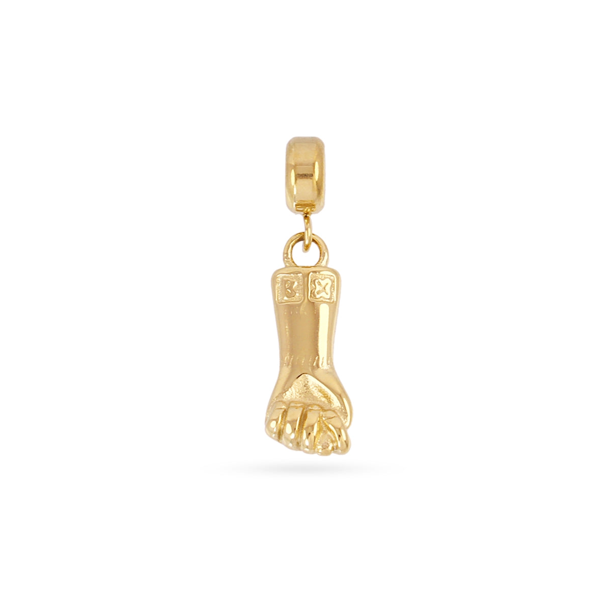 Charm Poder en Dorado, bisutería de acero de la colección Charms — Tiendas Via Vai Estepona