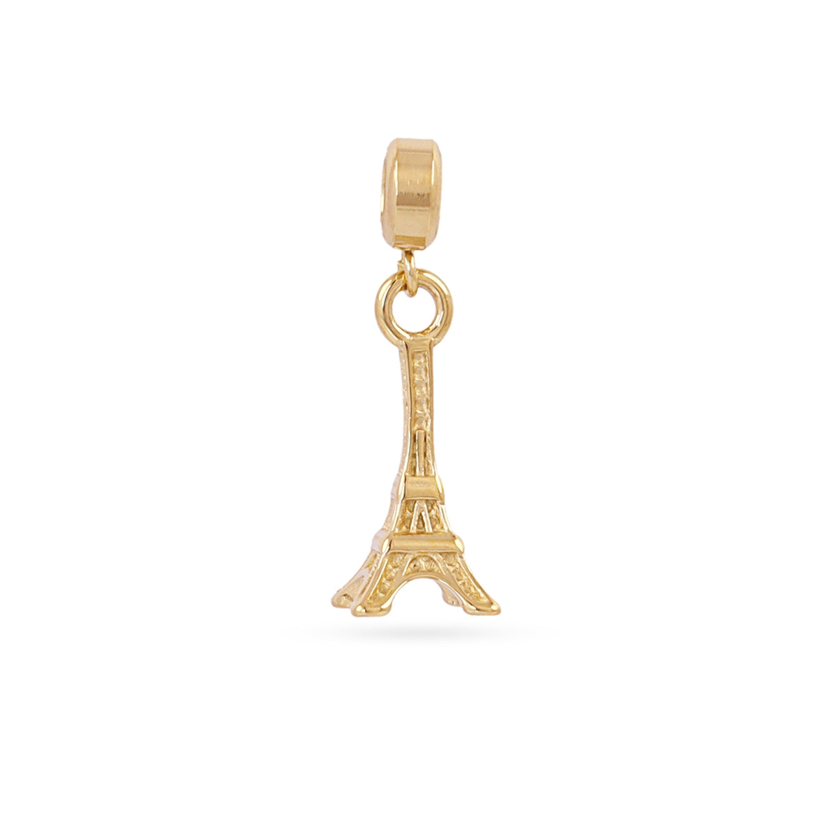 Charm Torre Eiffel en Dorado, bisutería de acero de la colección Charms — Tiendas Via Vai Estepona