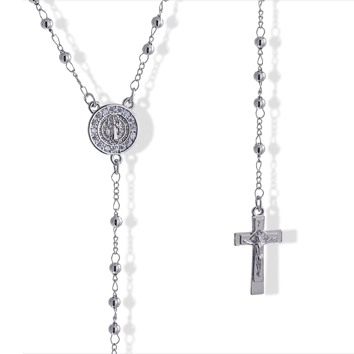 Collar Launa en Plateado, bisutería de acero de la colección Essentials — Tiendas Via Vai Estepona