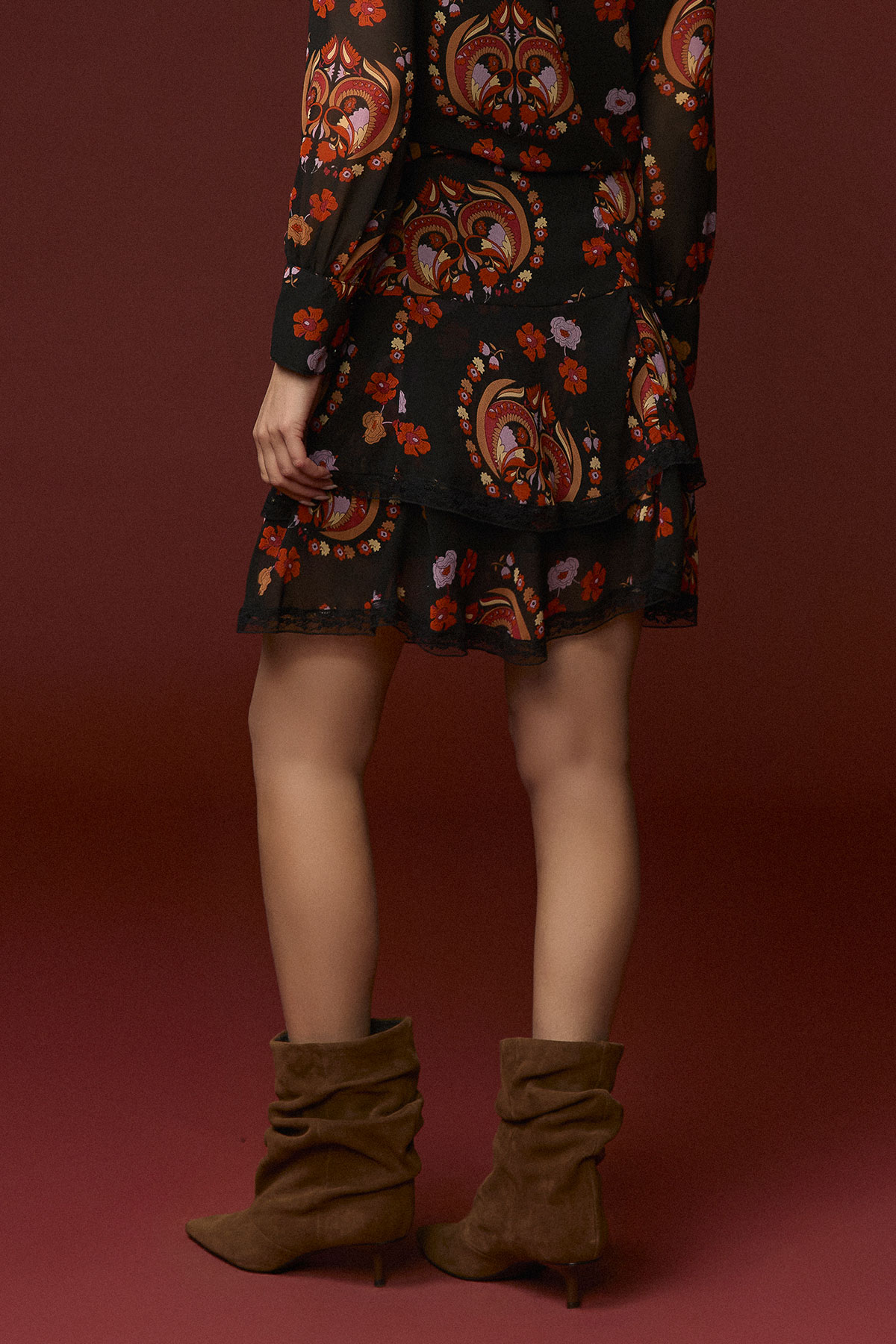 Falda Oxford de Minueto – tienda de ropa de mujer en Estepona, Costa del Sol