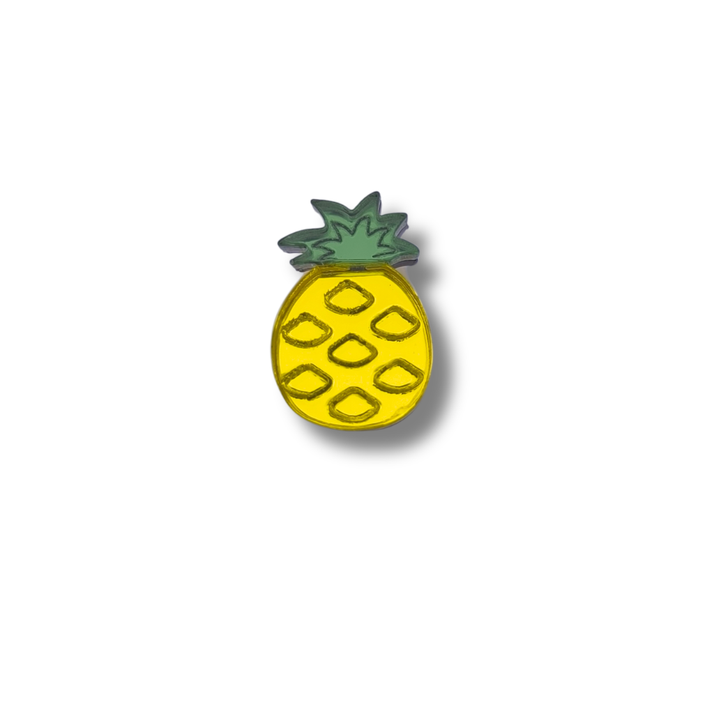 Piña pin crocs
