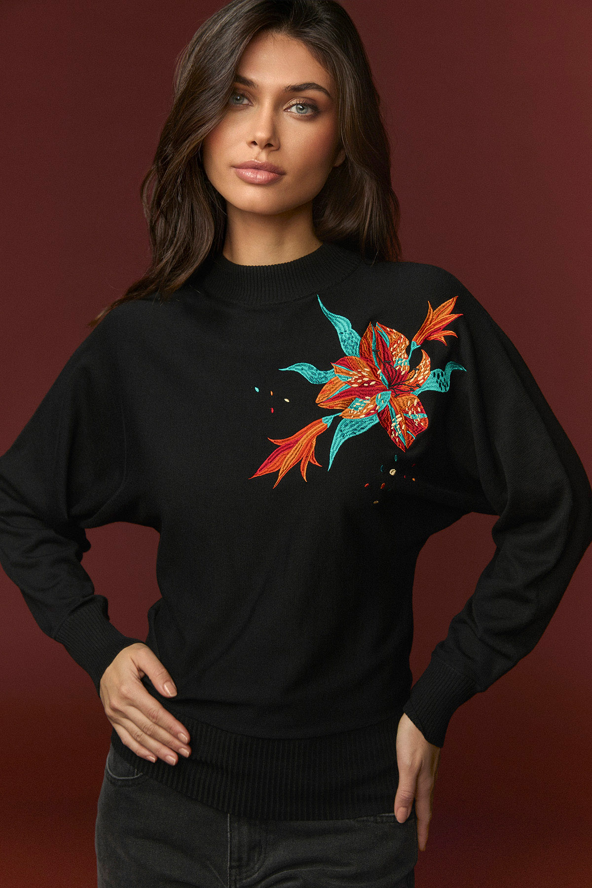 Jersey Columbia de Minueto – tienda de ropa de mujer en Estepona, Costa del Sol