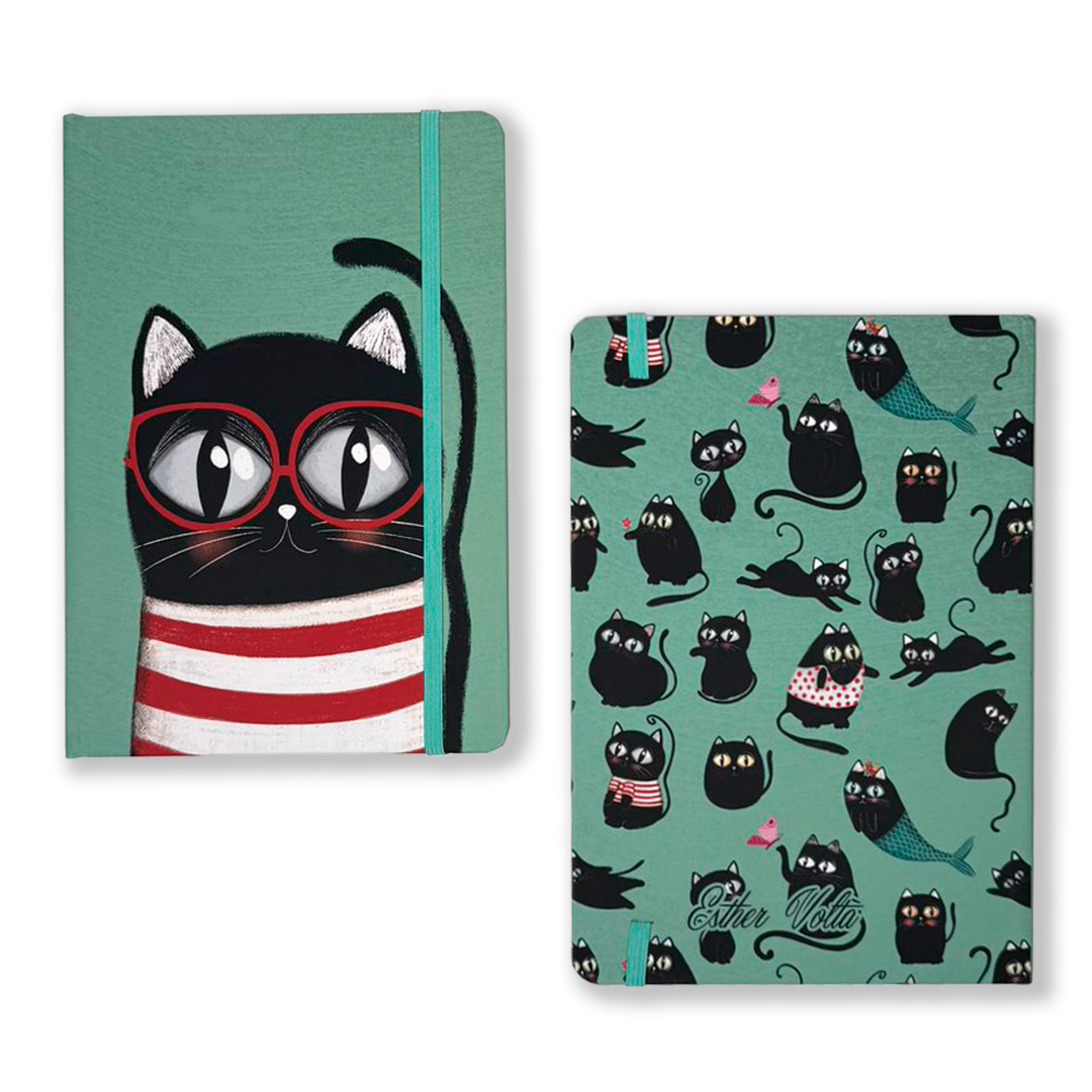 Cuaderno DINA5 Cat Lover