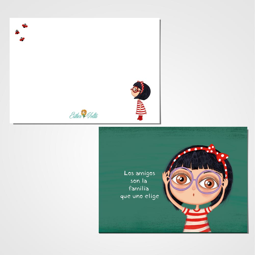 Postal "Ponte mis Gafas"