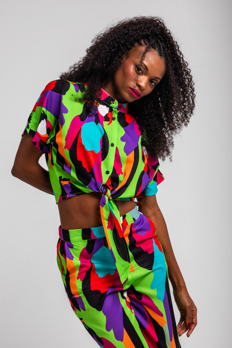 Pantalón Sastre verde de loros - Al Loro Lolina - Imagen 6