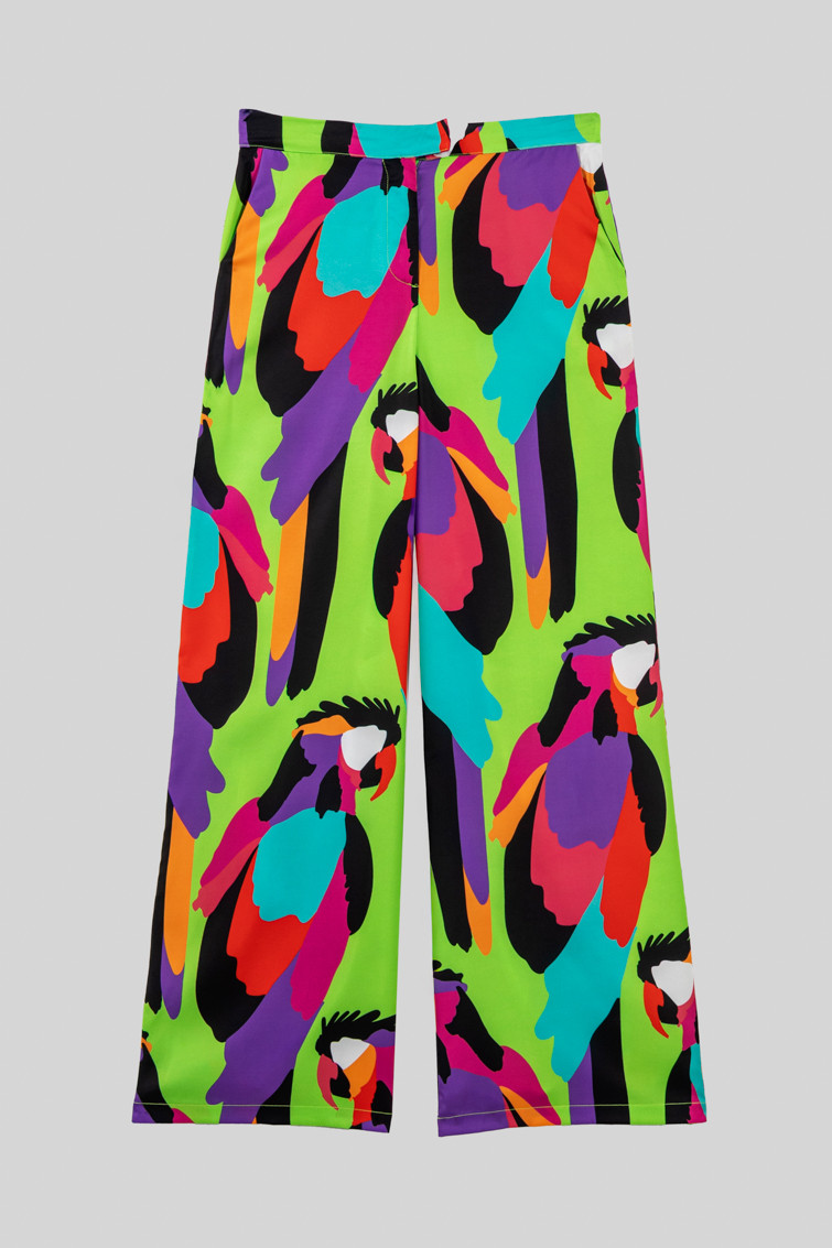 Pantalón Sastre verde de loros - Al Loro Lolina - Imagen 9
