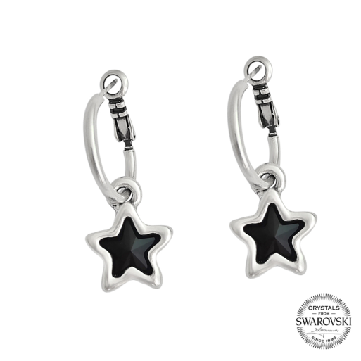 Pendientes aro "Fugaces" Plata