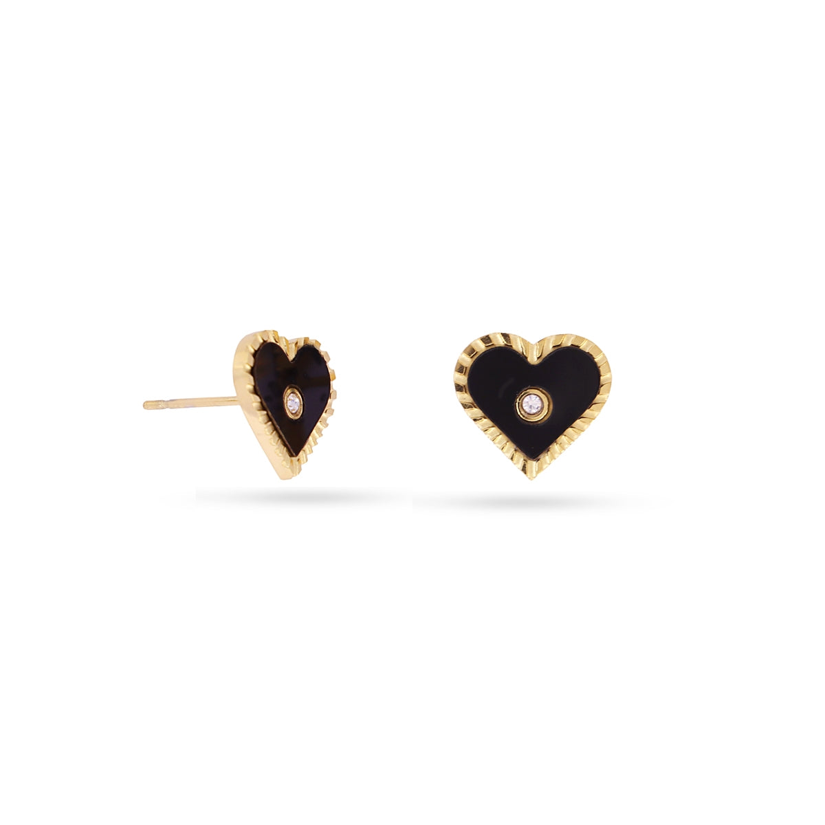 Pendientes Mystic Ethereal en Negro, bisutería de acero de la colección Astros — Tiendas Via Vai Estepona