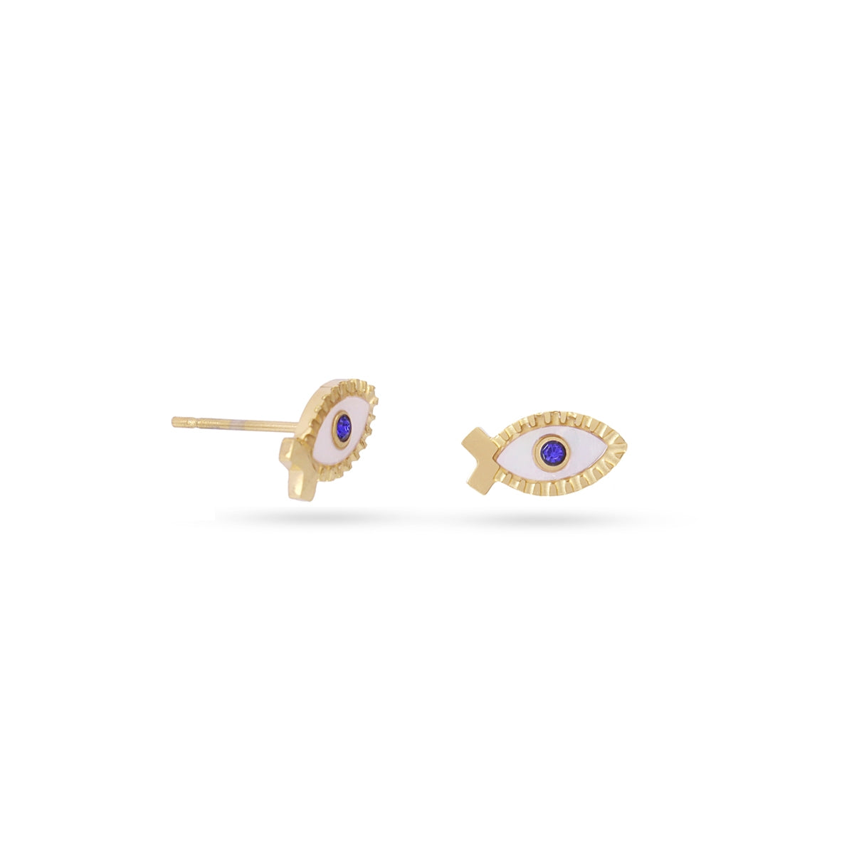 Pendientes Mystic Promise en Blanco, bisutería de acero de la colección Astros — Tiendas Via Vai Estepona