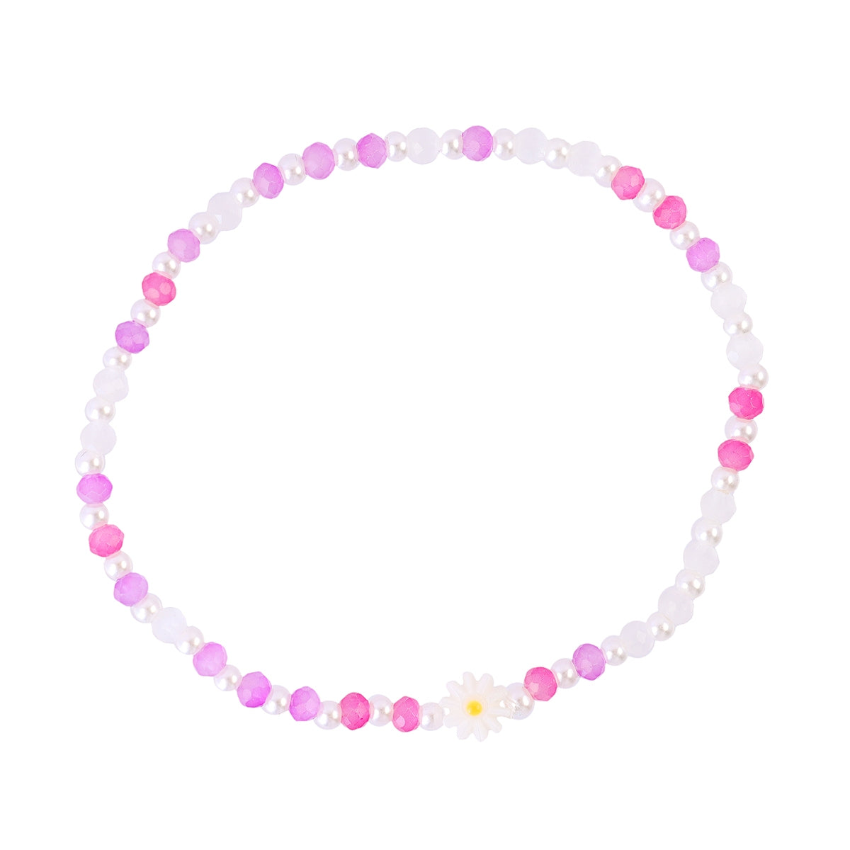 Pulsera Elástica Spirit Fina Multicolor Margarita en Turquesa, bisutería de acero de la colección Sand Dust — Tiendas Via Vai Estepona
