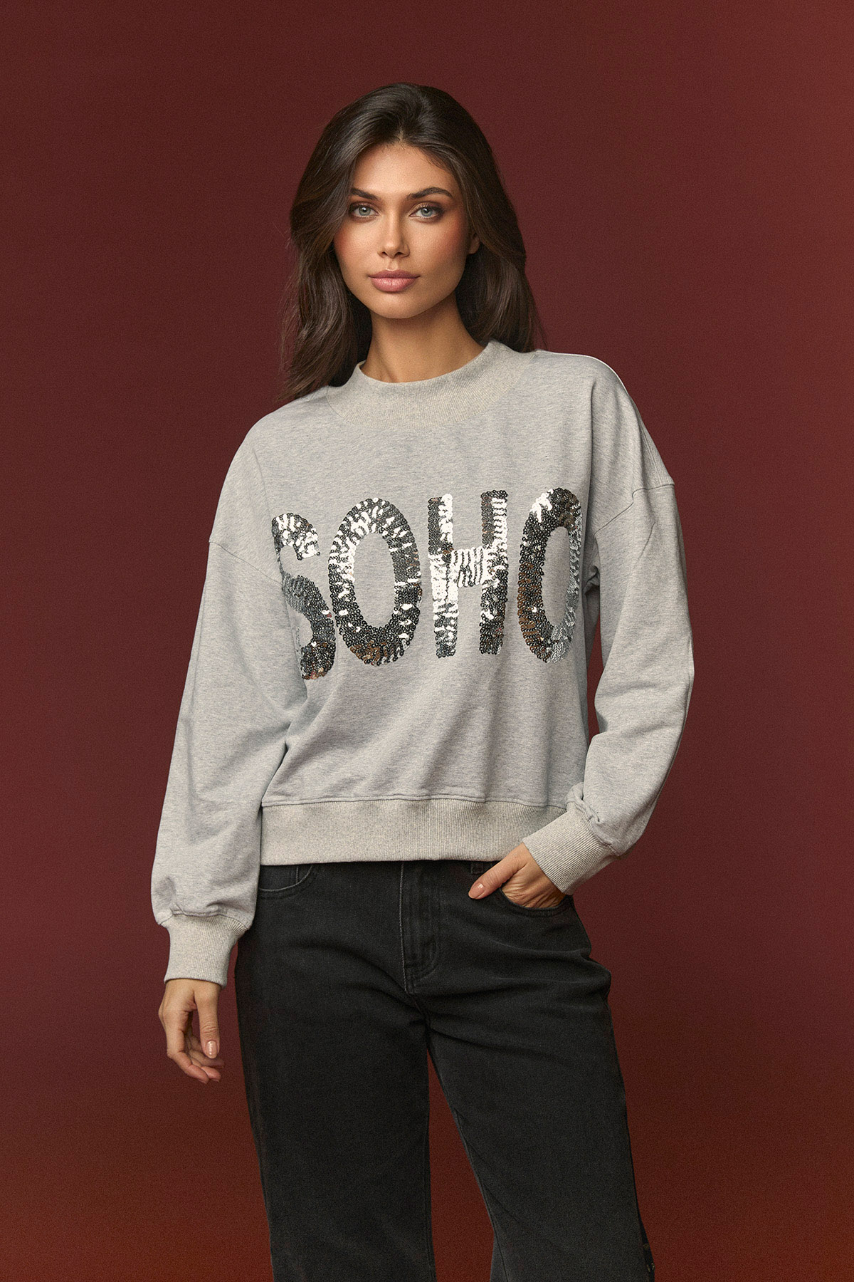 Sudadera Soho de Minueto – tienda de ropa de mujer en Estepona, Costa del Sol