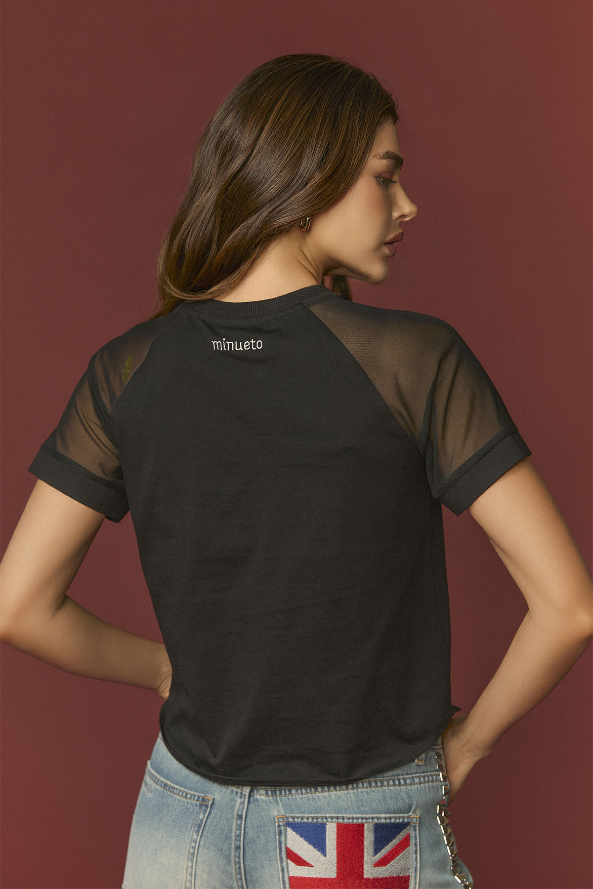 Top Blue Larry de Minueto – tienda de ropa de mujer en Estepona, Costa del Sol
