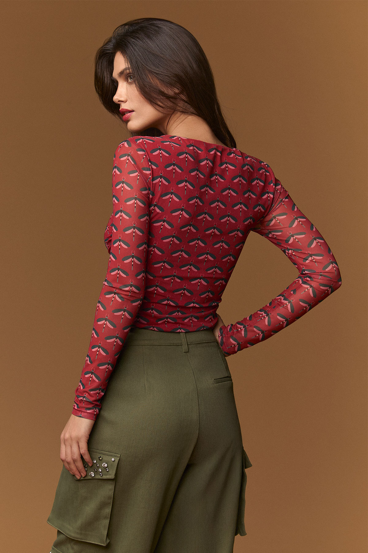 Top Red Dragonfly de Minueto – tienda de ropa de mujer en Estepona, Costa del Sol