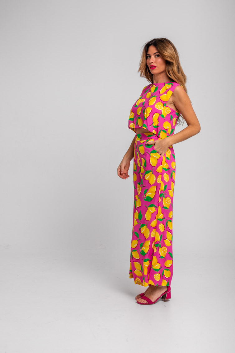 Top rosa de limones - Limoncello Lolina - Imagen 3