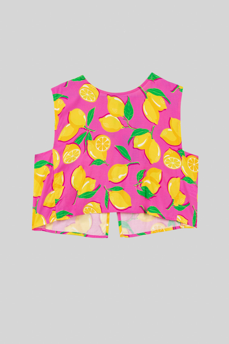 Top rosa de limones - Limoncello Lolina - Imagen 5