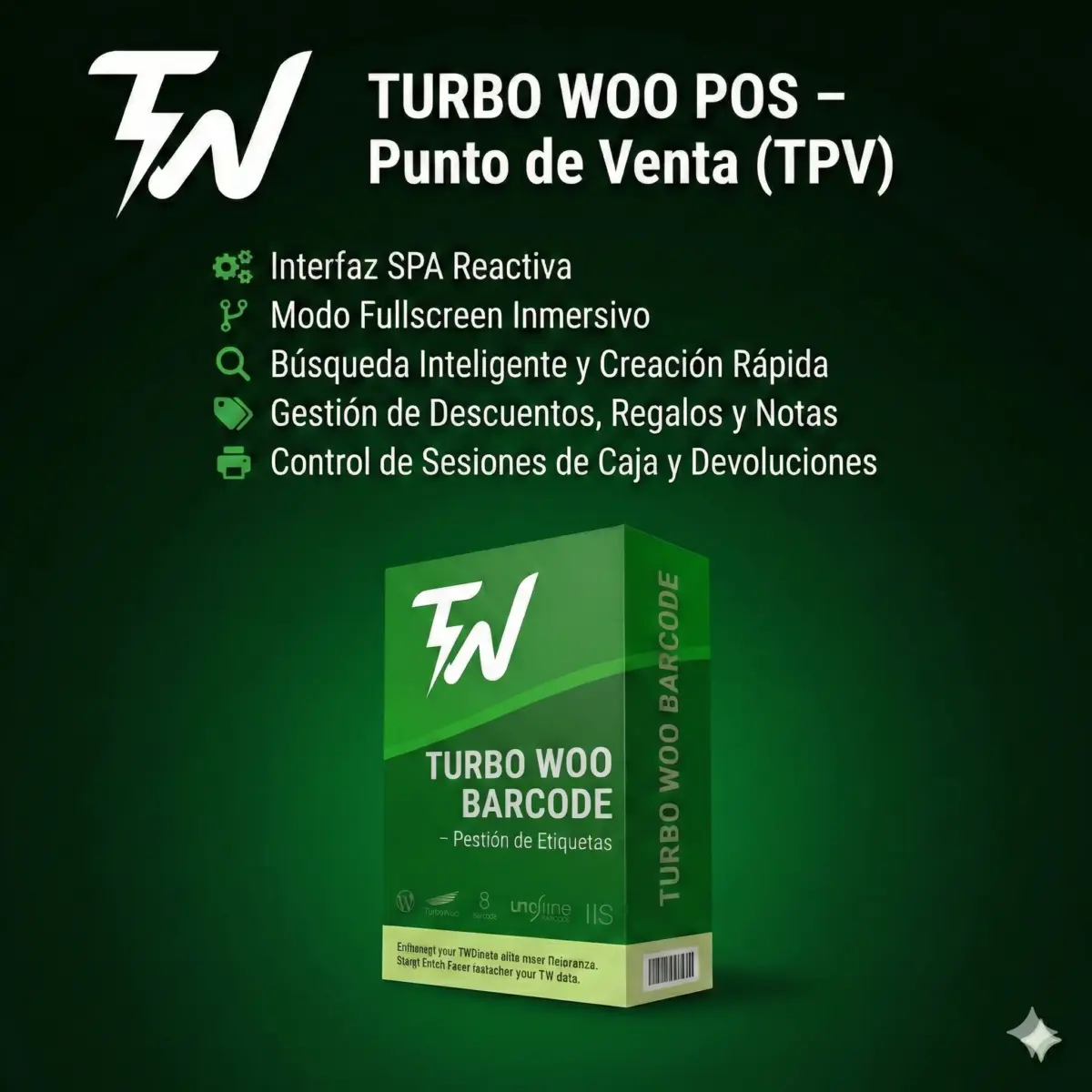 TurboWOO POS - TPV Web para WooCommerce